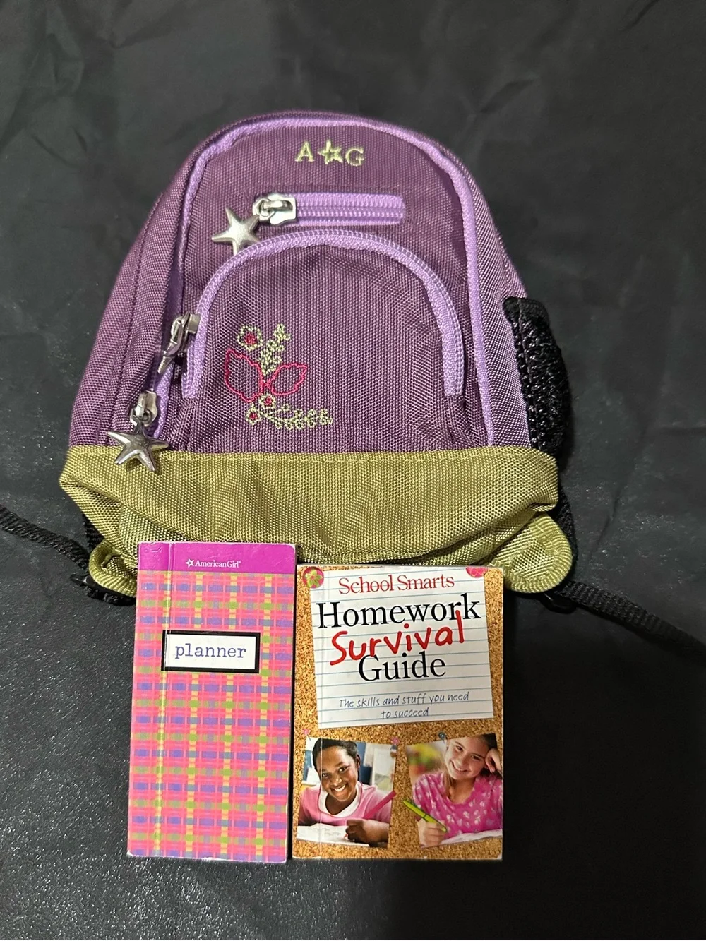 American Girl Doll Backpack Planner & School Smarts Homework survival Guide